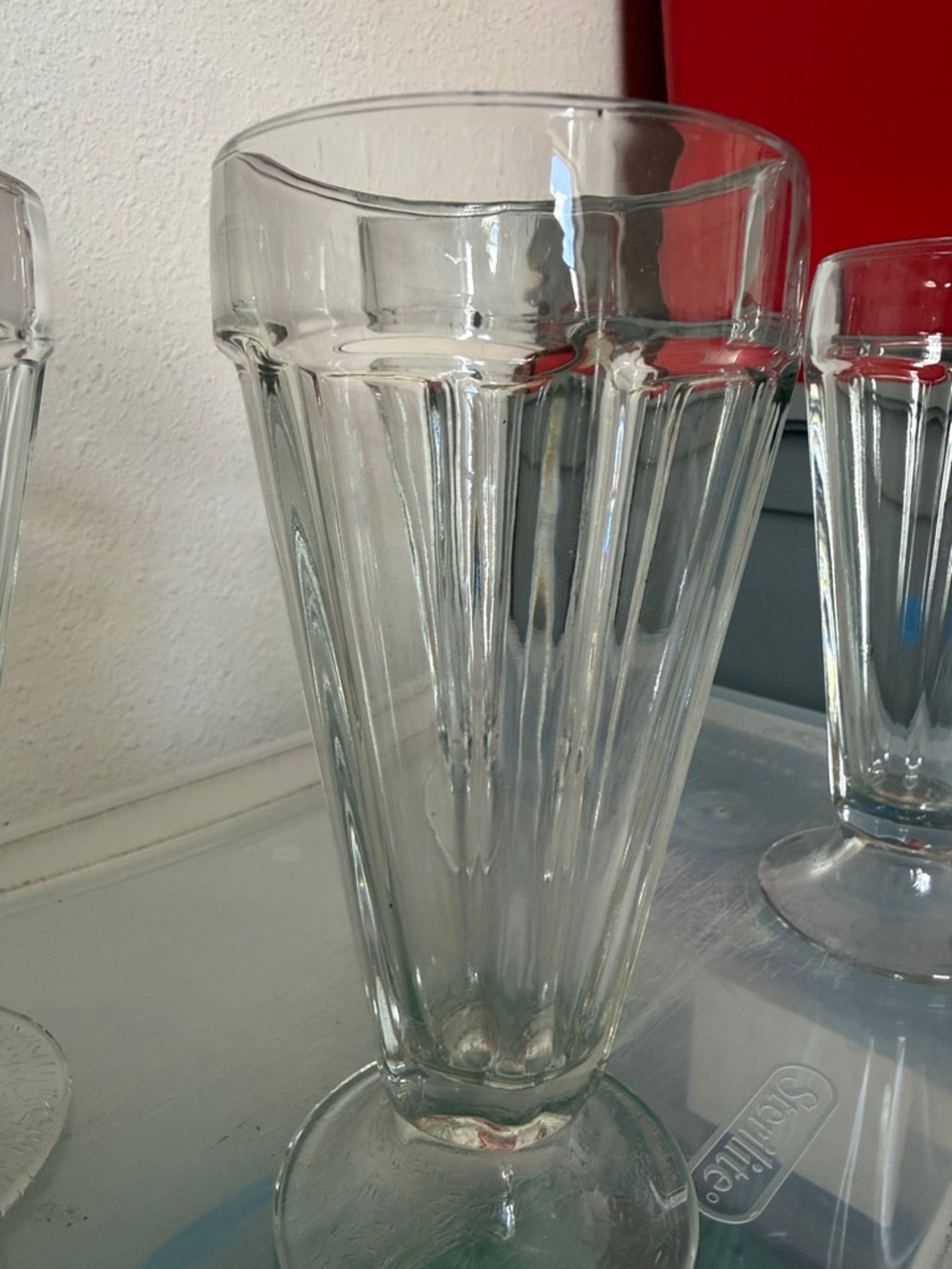 Clear Glass Dessert Sundae Cups – Set of 4 - Picture 3 of 6